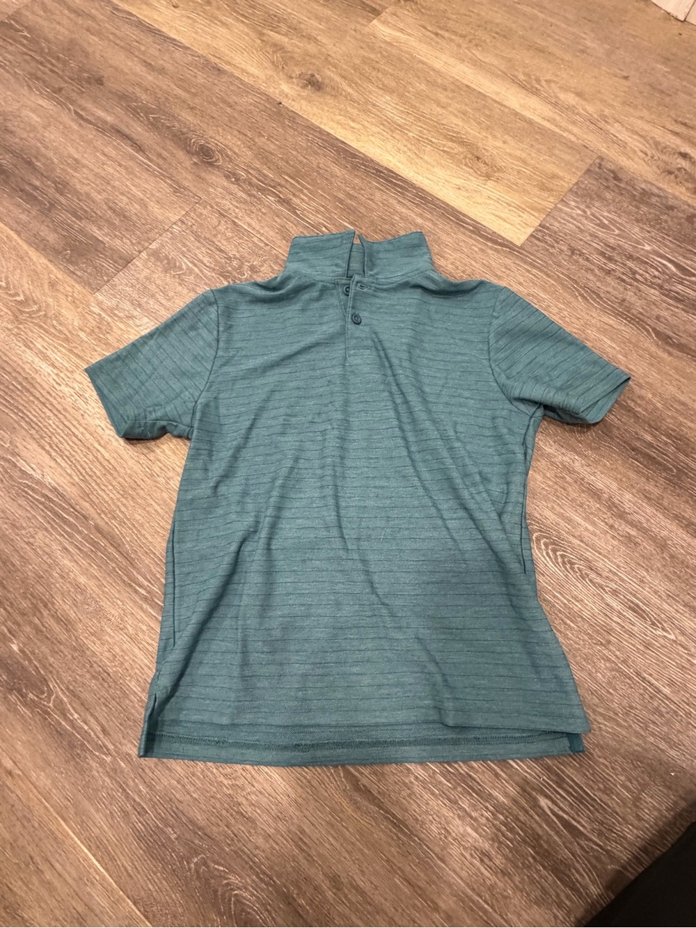 all in motion Short-Sleeve Polo in Teal Green
